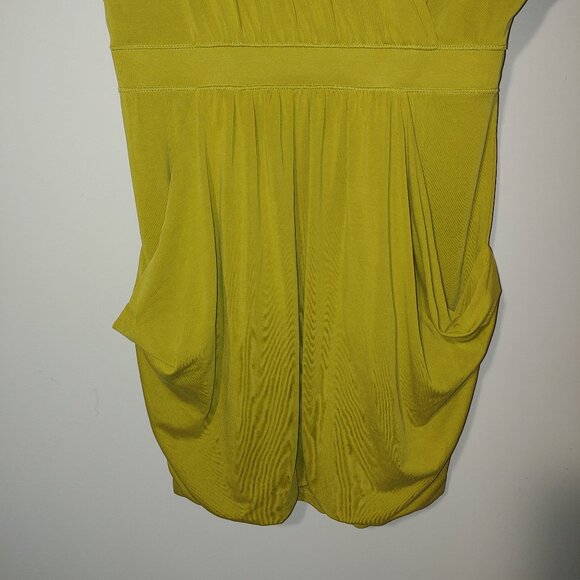 Rachel Roy Mini dress Size M Mustard Yellow - Picture 5 of 7